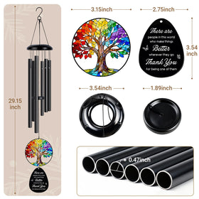 Flpoxzd wind chime designed for open spaces where breeze carries gentle tones
