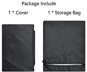 Folded FLR fire pit cover stored compactly with its bag