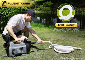 FLUENTPOWER brass end valve offers a reliable seal for garden pumps