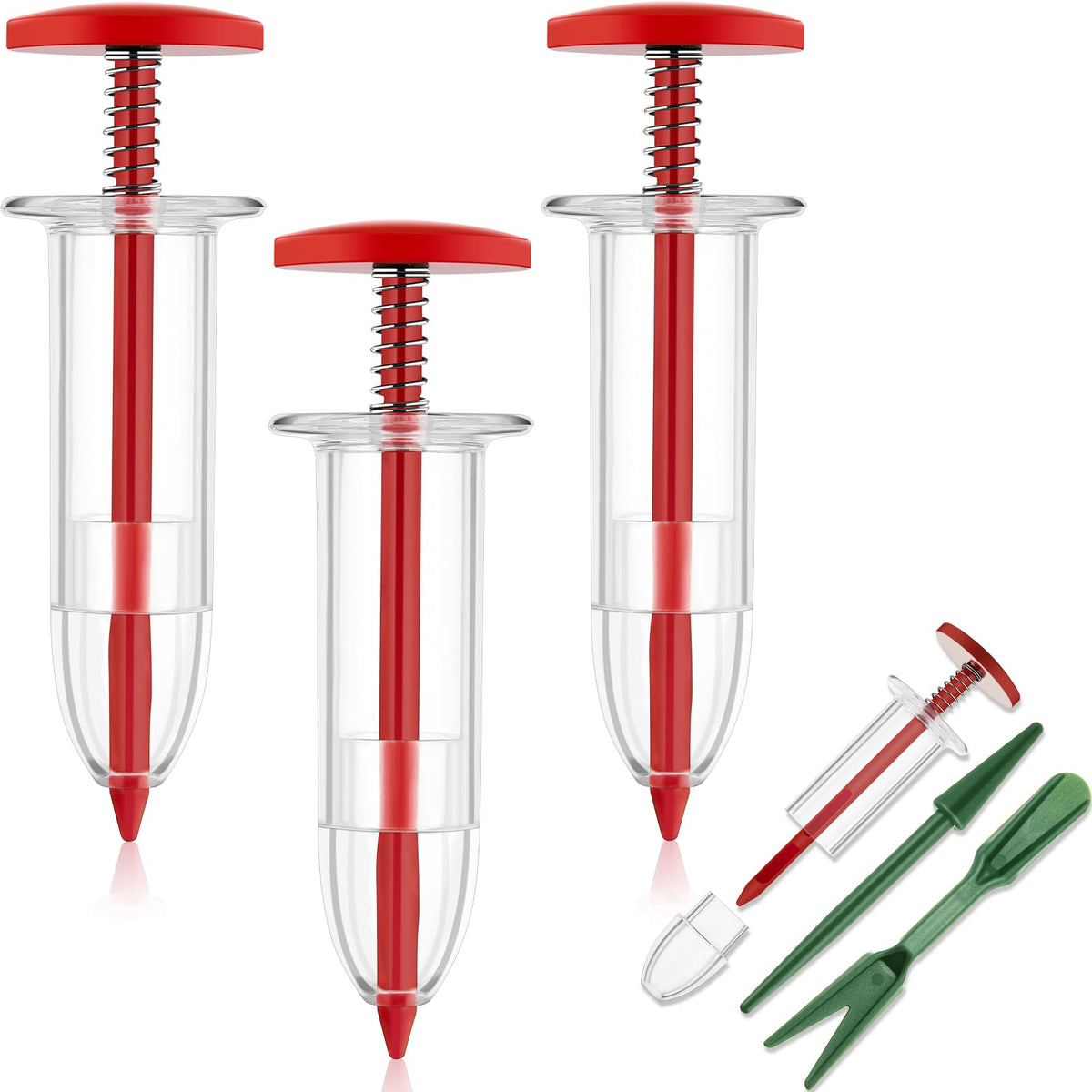 Flutesan mini seeders set for precise sowing in small plots.