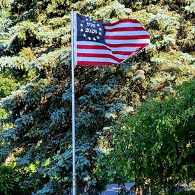 FLUUZE front door yard or office decor flag enhances curb appeal.