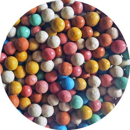 FlwSoil colorful Leca pebbles 8-10mm closeup for vibrant drainage
