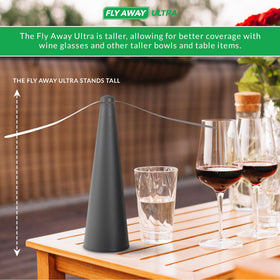 Fly Away Ultra soft-touch blades stop safely on contact.
