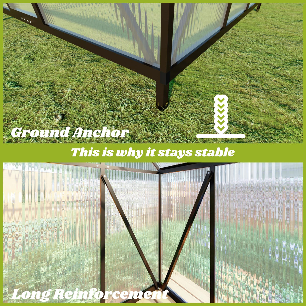 FLY BY YAN lockable doors add security during outdoor use