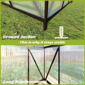 FLY BY YAN lockable doors add security during outdoor use