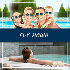 Fly Hawk pool brush cleans walls, floors, and tiles effectively.