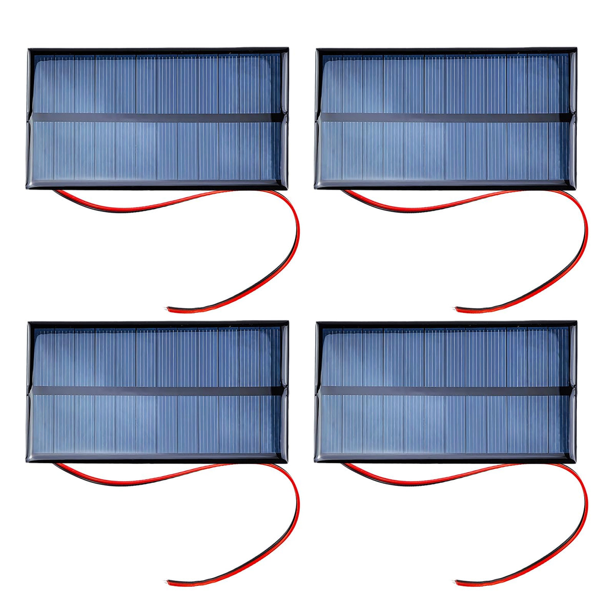 Flylin 4-pcs mini solar panel array delivering 6V/1W for DIY projects