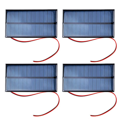 Flylin 4-pcs mini solar panel array delivering 6V/1W for DIY projects