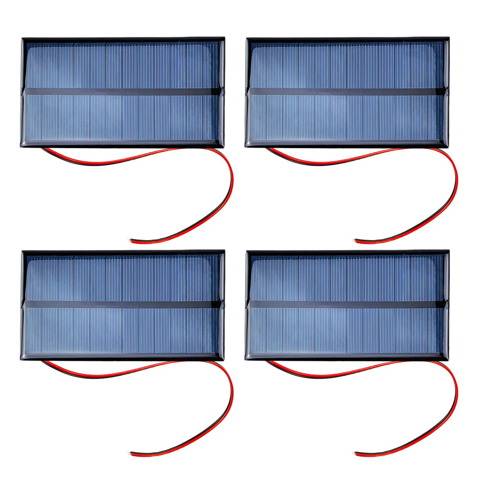 Flylin 4-pcs mini solar panel array delivering 6V/1W for DIY projects