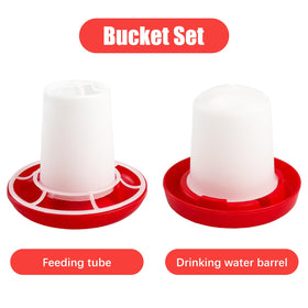 Flylin feeder capacity 0.35 Lbs designed for baby chicks.