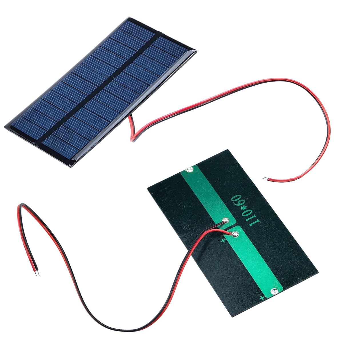 Compact Flylin polycrystalline panel showing sturdy 110x60mm cells
