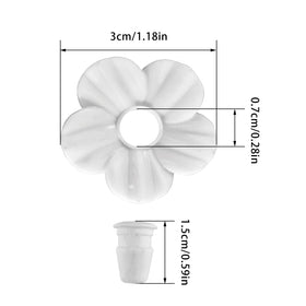 Flylin replaceable nozzle parts fit most feeders.