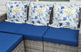 FLYMEI blue cushion cover suitable for camping seats outdoors