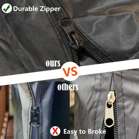 FLYMEI easy-access zipper lets you use the swing without removing the cover.