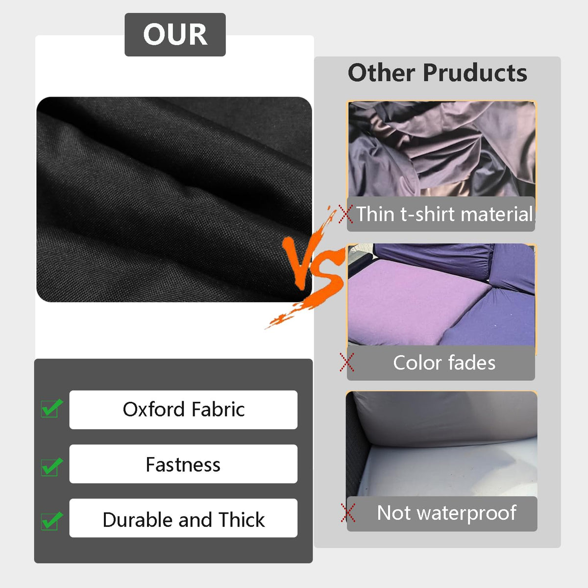 FLYMEI fits most deep-seat cushions for chairs and sofas