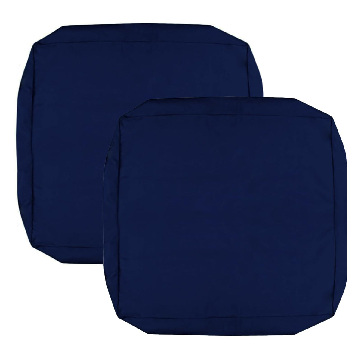 FLYMEI navy waterproof patio cushion cover protects 20x20x2 cushions outdoors.