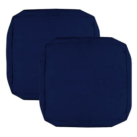 FLYMEI navy waterproof cushion cover protecting outdoor chair cushions.