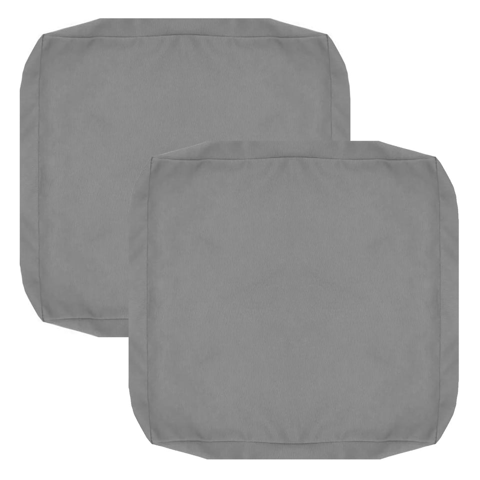FLYMEI patio cushion covers 28x28x6 waterproof grey protect outdoor cushions from spills.