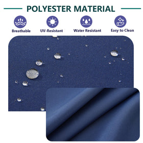 Flymei thick polyester cushion cover offers durability and easy care.