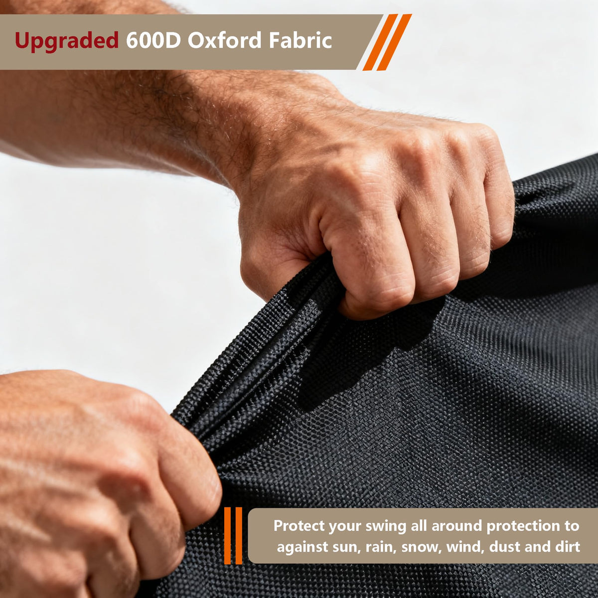 FLYMEI waterproof coating helps keep outdoor furniture dry during rain.