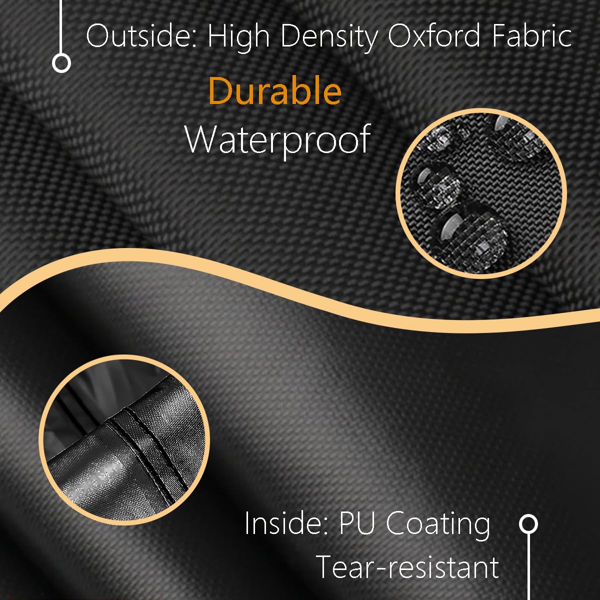FLYMEI windproof fasteners secure the cover during storms and gusty days.