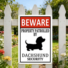 flyneal sign edges hemmed for safety and durable outdoor use.