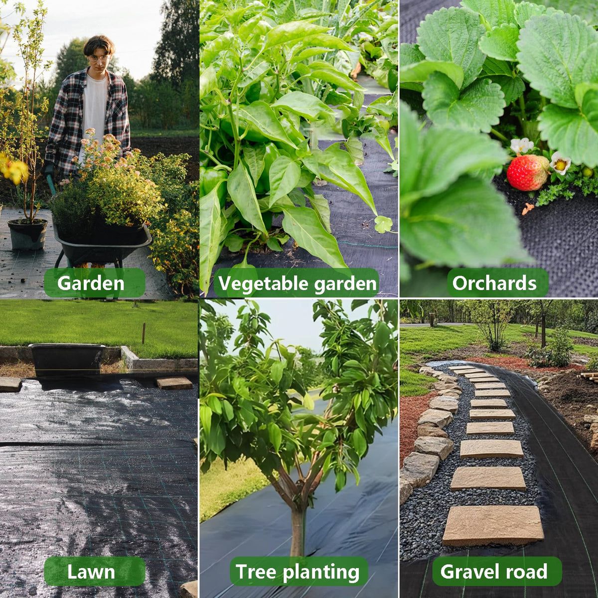 Flysogan multi-purpose landscape fabric supports soil stabilization.
