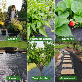 Flysogan multi-purpose landscape fabric supports soil stabilization.