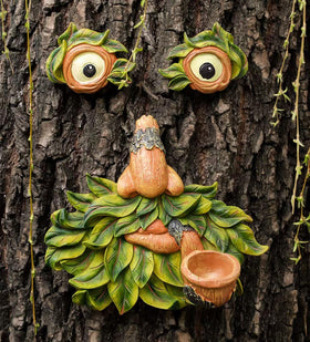 Flytime Tree Face Garden Decor adds whimsy to your outdoor space.