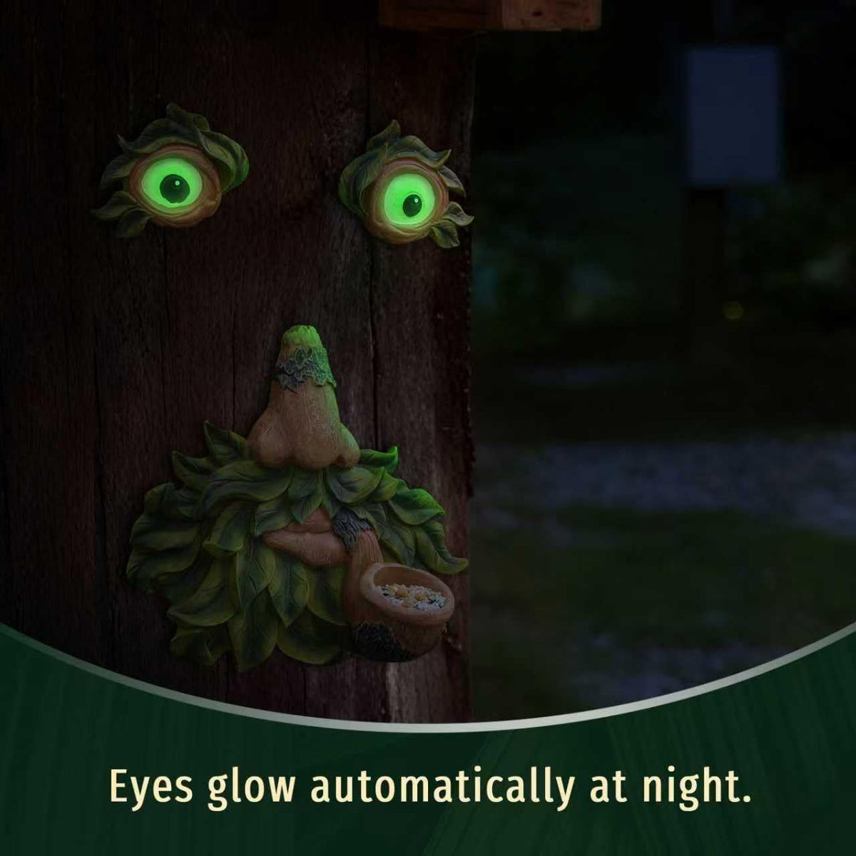 Flytime Whimsical Eyes detail adds character to your garden sculpture.