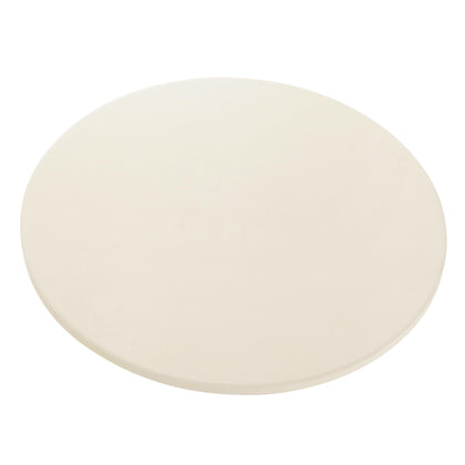 FLYZZA round pizza stone front view highlights durable cordierite for crisp crust