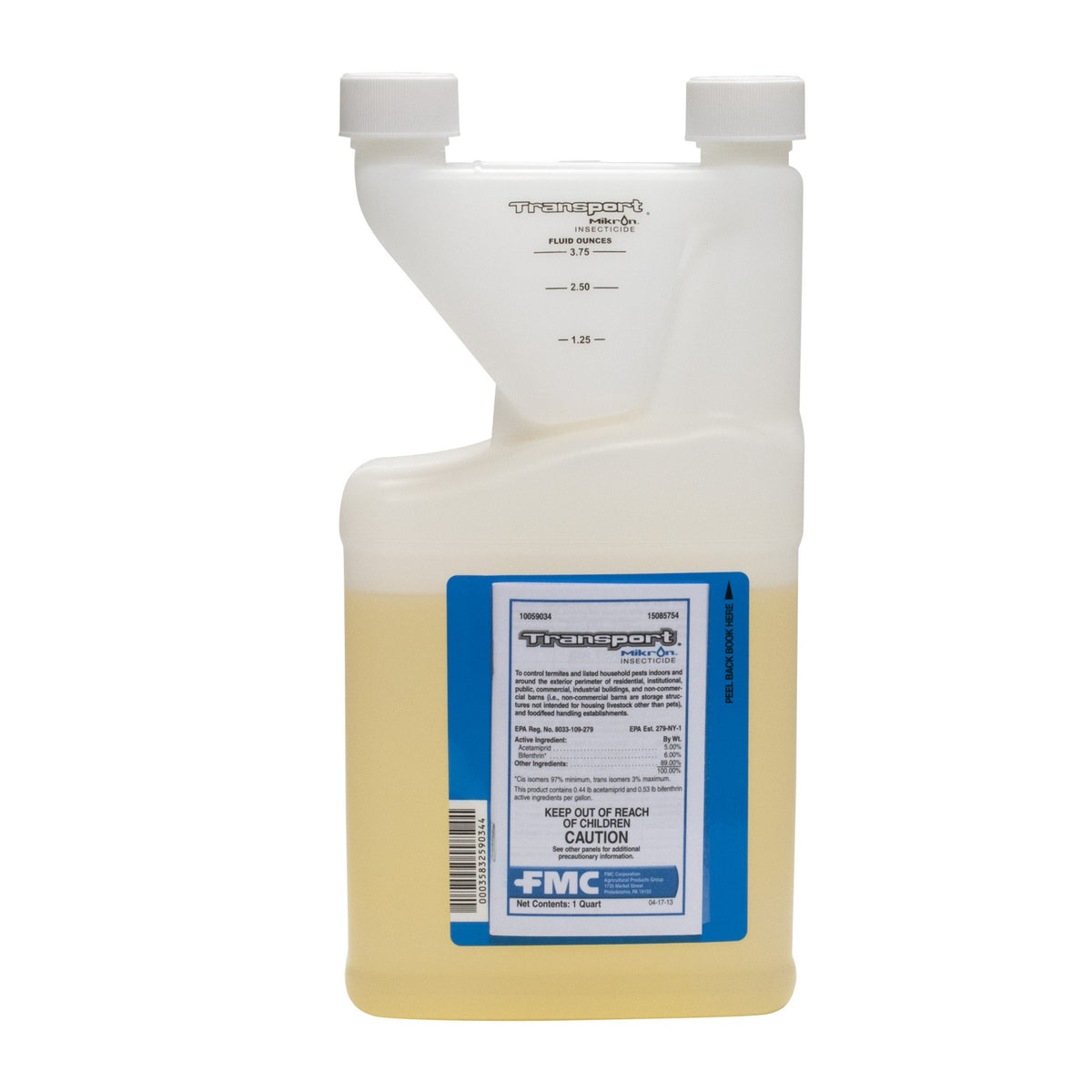 FMC Transport Mikron 32oz bottle pour enables quick, controlled indoor and outdoor application.