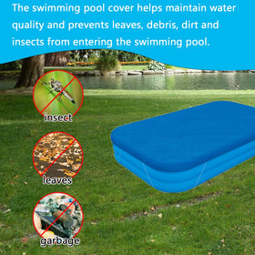 FmnyYaid pool cover keeps water clear and reduces dirt.