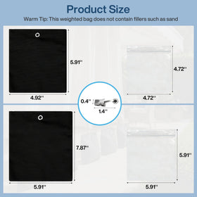 Fnova curtain weights 15oz bags ready to anchor drapes in breezy spaces.