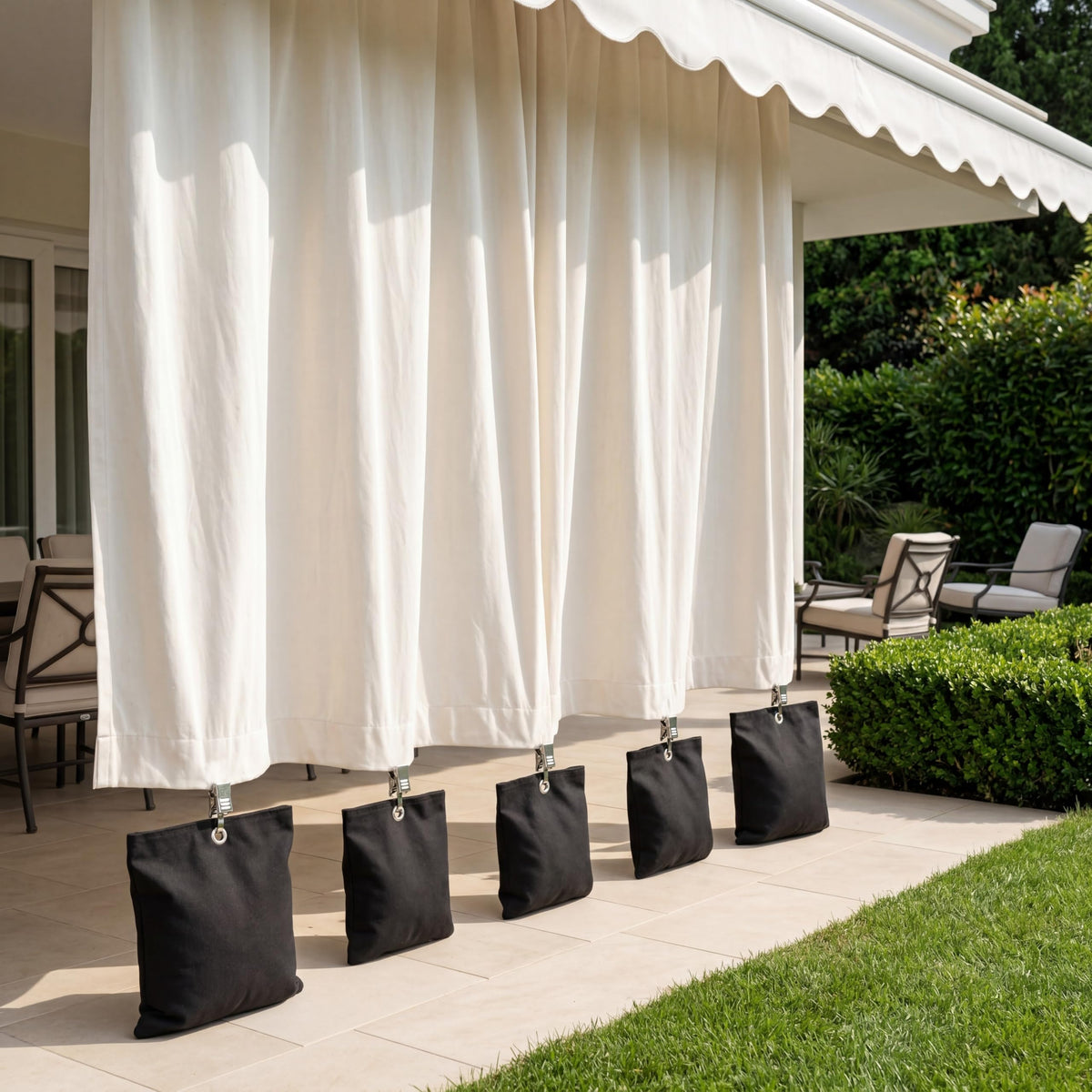 Fnova seal bags for curtain weights keep padding clean and reusable.