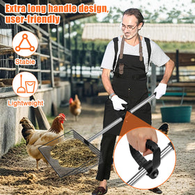 Foandbevi extended-handle shows 79-inch reach reducing back strain.