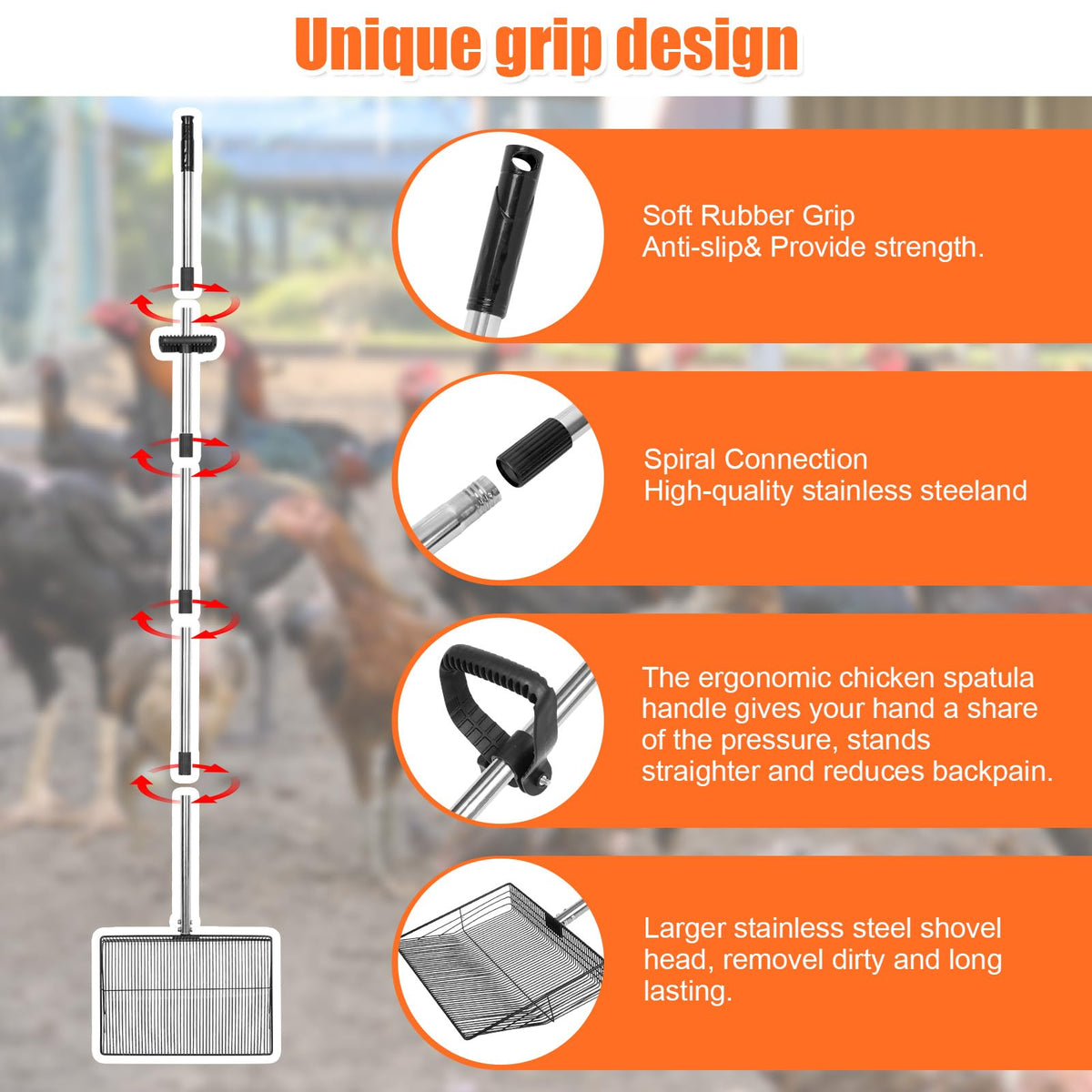 Foandbevi multi-purpose use in goat stalls and horse bays.