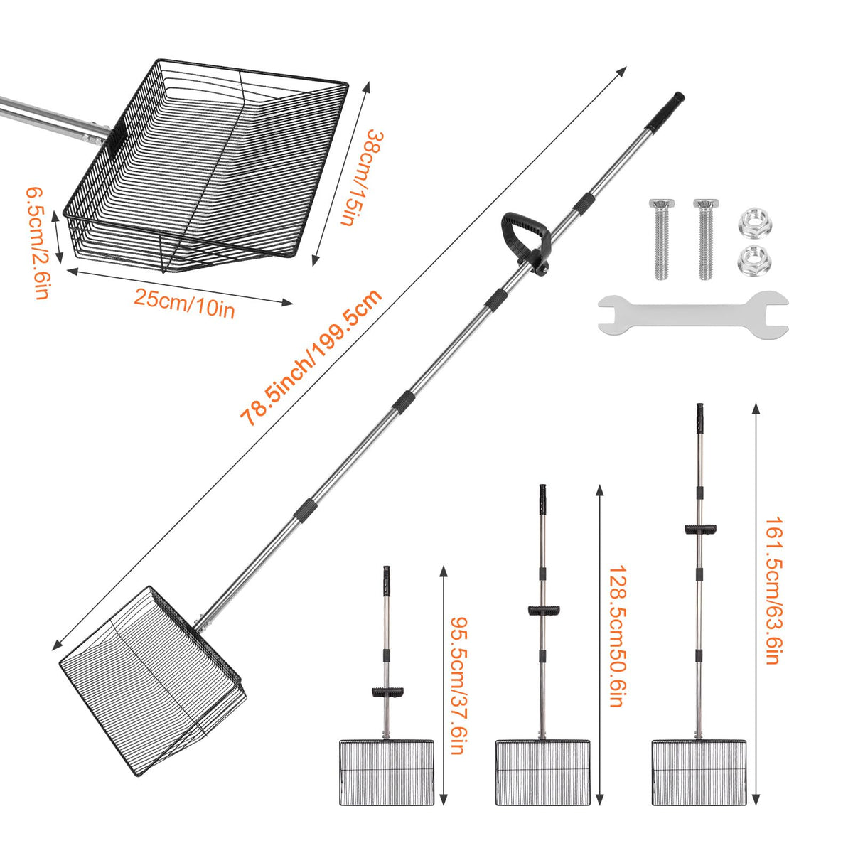 Foandbevi rust-resistant stainless steel construction endures damp coop conditions.