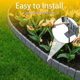 Focefec DIY friendly edging enables custom garden borders