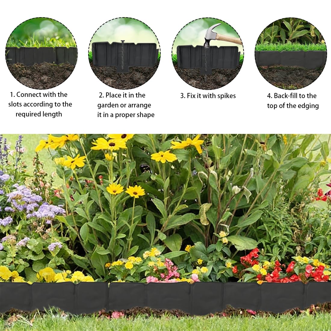 Focefec 24ft layout demonstrates quick no-dig installation
