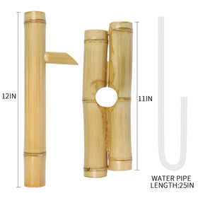 Foci Cozi bamboo fountain tubing kit for simple indoor-outdoor setup.