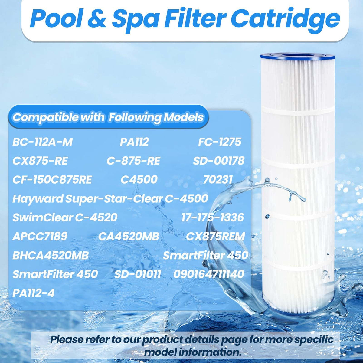 FODACEL CX875RE compatible cartridge shown for easy fit