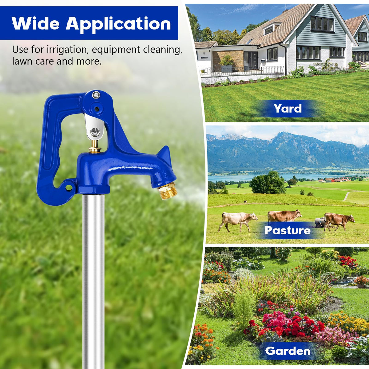 FODACEL yard irrigation use for reliable outdoor watering and cleaning