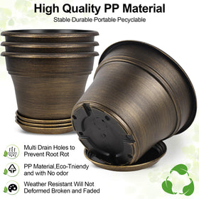 Fodetyff resin indoor outdoor planter demonstrates durability and versatility