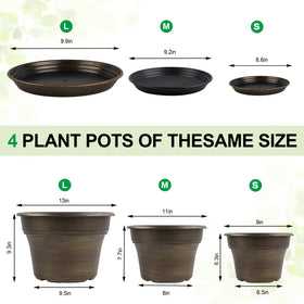 Fodetyff planter with rolled rim for easy lifting and movement.