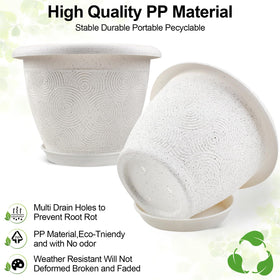 Fodetyff rolled-rim-easy-movement pot allows easy handling when filling.