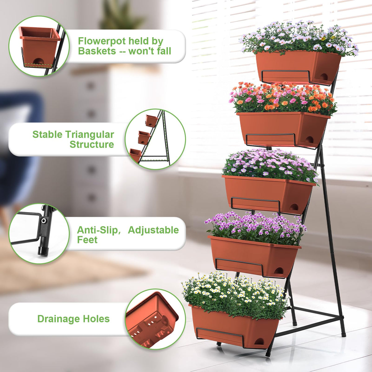 Versatile outdoor and indoor gardening setup by Fogein
