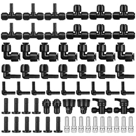 FOGWOWO 86-pack 1/4 inch misting nozzles for precise terrarium humidity