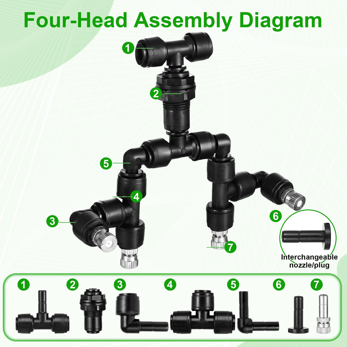FOGWOWO leak-proof seals reduce drips for steady mist