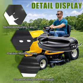 Foifatt mulch plug compatible with 19A30047100 for 46 inch decks, smooth operation.